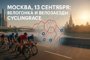Велогонка Москва cycling